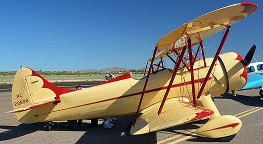 Waco UPF-7 NC29926, Cactus Fly-in, March 7, 2015